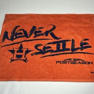 NWT Houston Astros Battle Rag Towel Orange MLB SGA 2018 Post Season